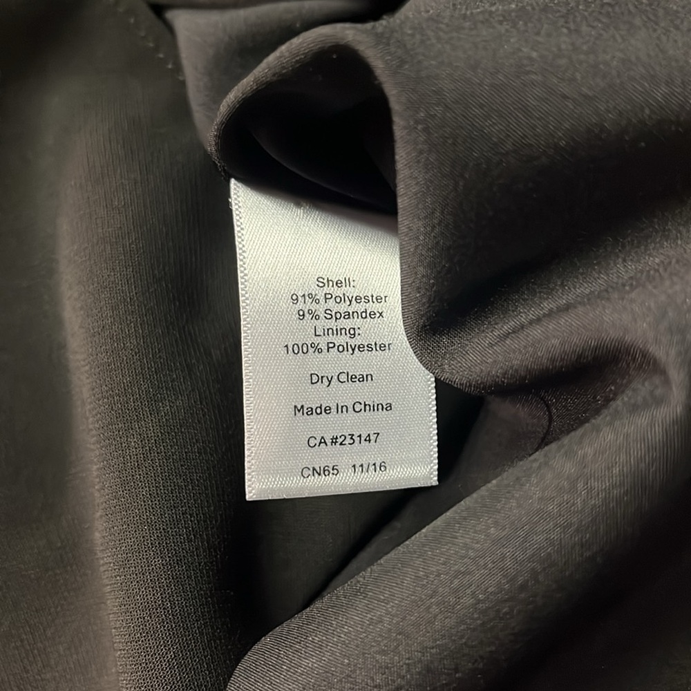 Talbots Black Gold Side Button A-Line Midi Skirt - Picture 15 of 15